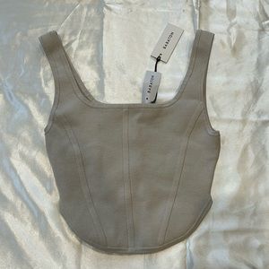 Sculpt Knit Bustier Top